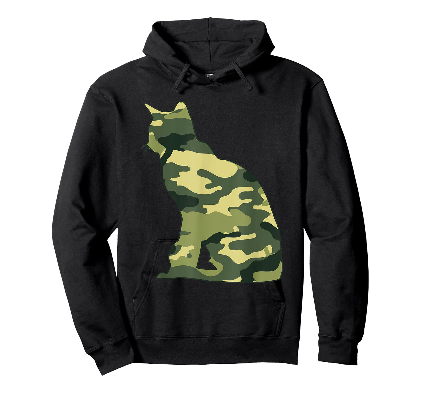 Military Burmese Camo Men Print US Cat Kitty Veteran Gift T-Shirt