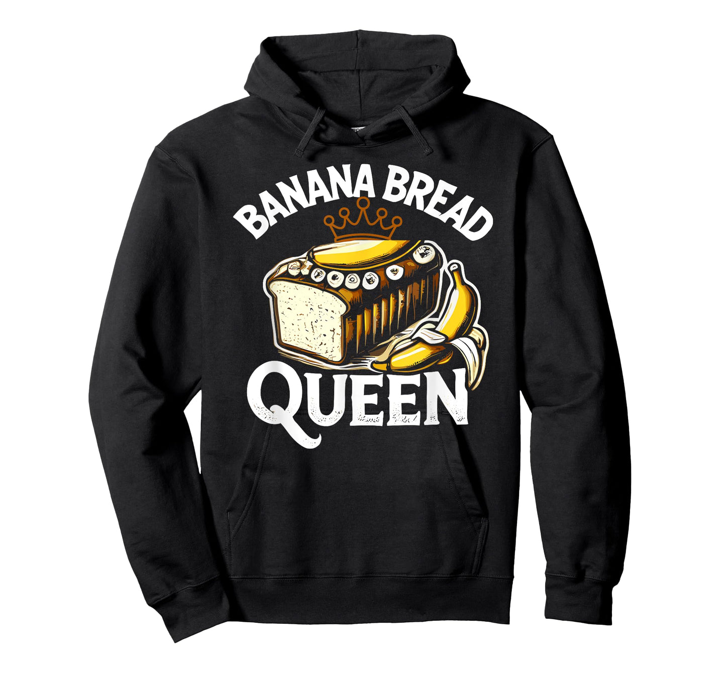 Banana Bread Queen Funny Women Baking T-Shirt