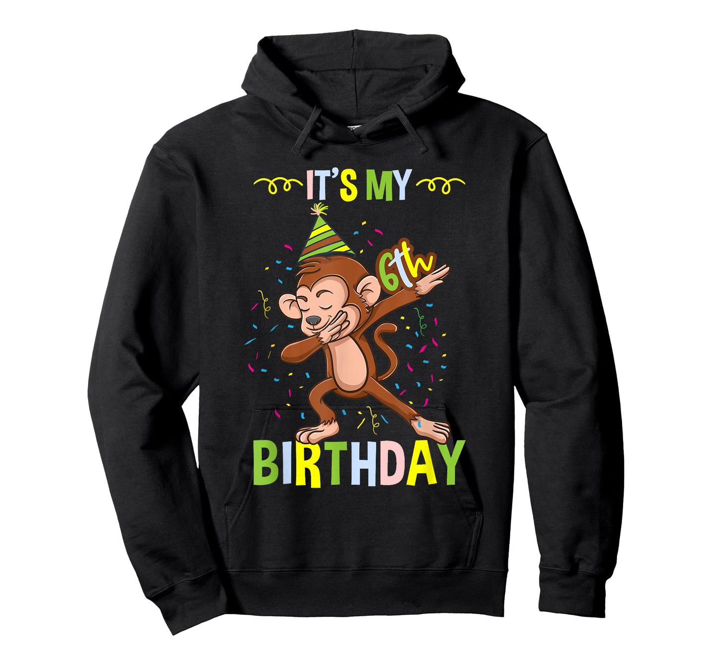 Its My 6th Birthday Monkey T-Shirt