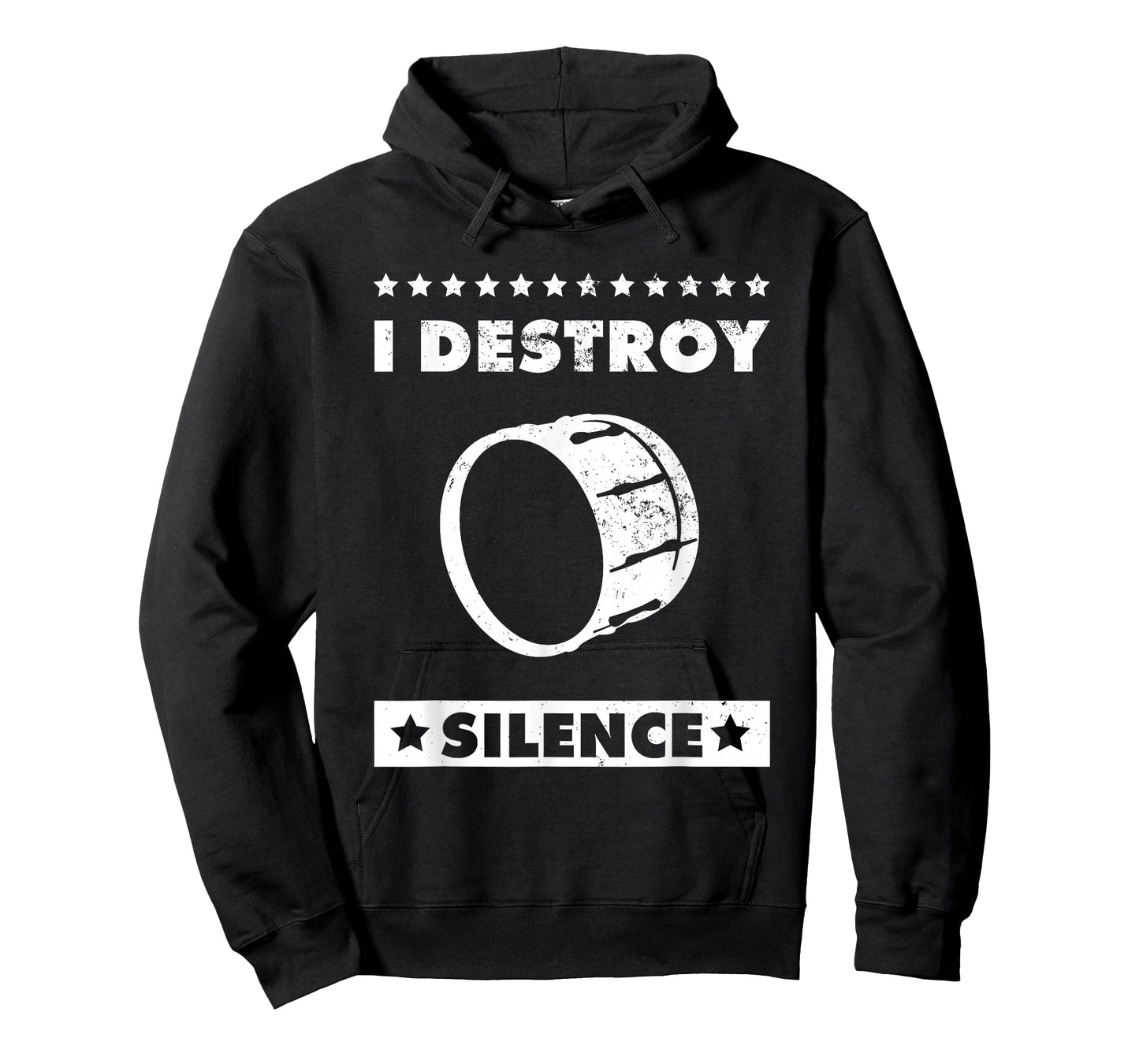 I Destroy Silence - Choir, Marching Band and Bass Drum T-Shirt