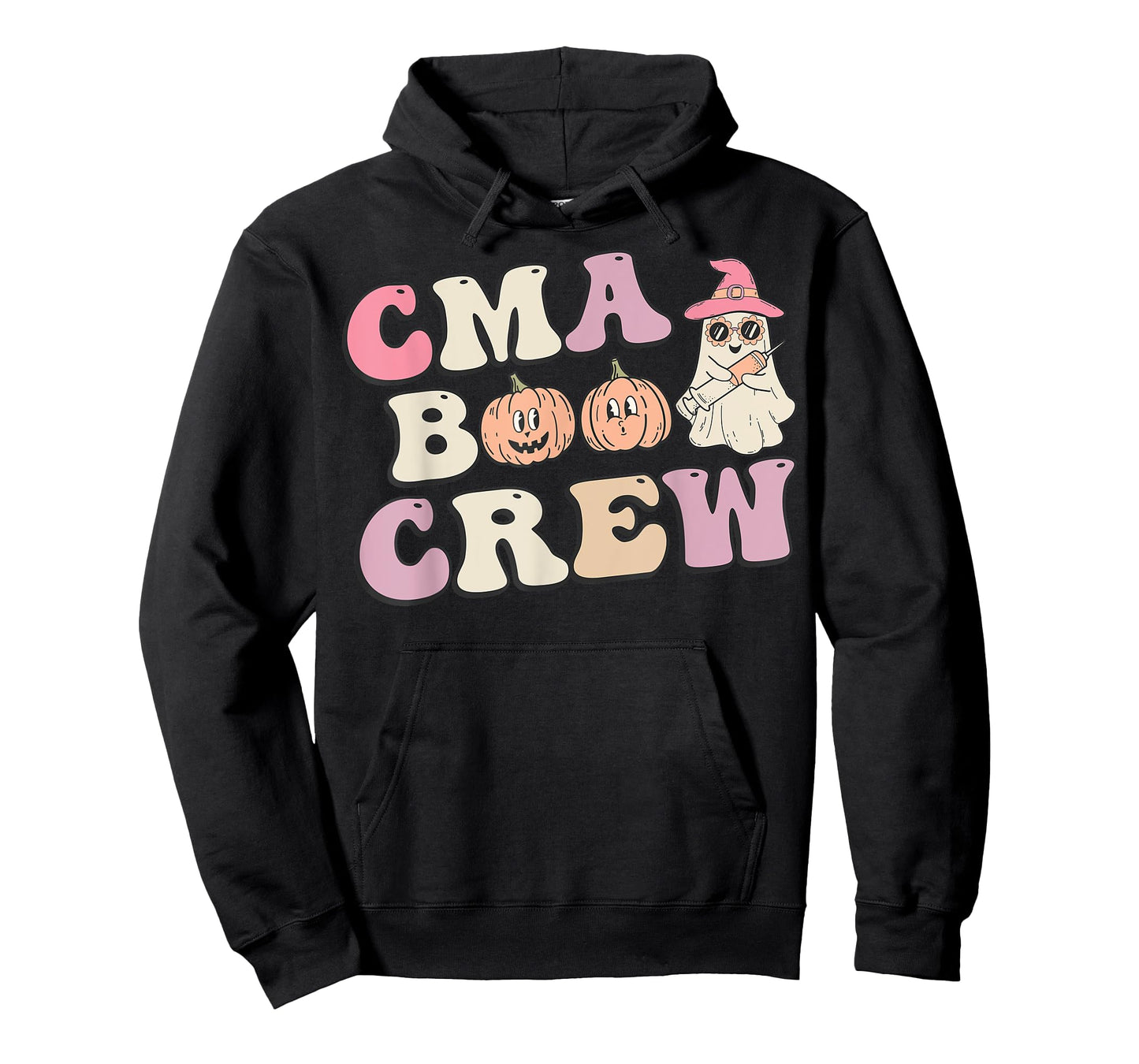 CMA Boo Crew Medical Assistant Halloween Ghost Costume Women T-Shirt