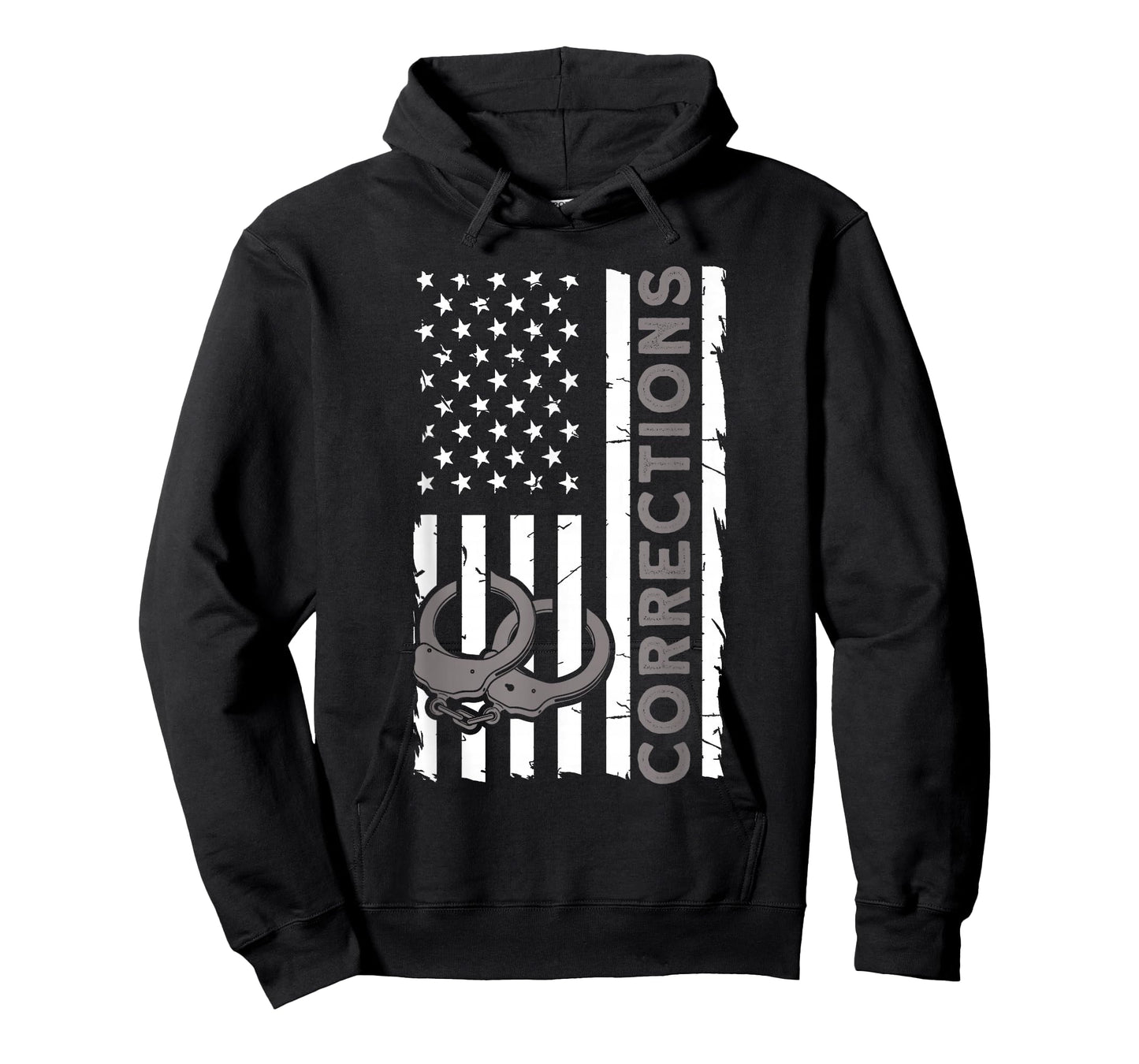 Correctional Officer Corrections Thin Silver Line T-Shirt