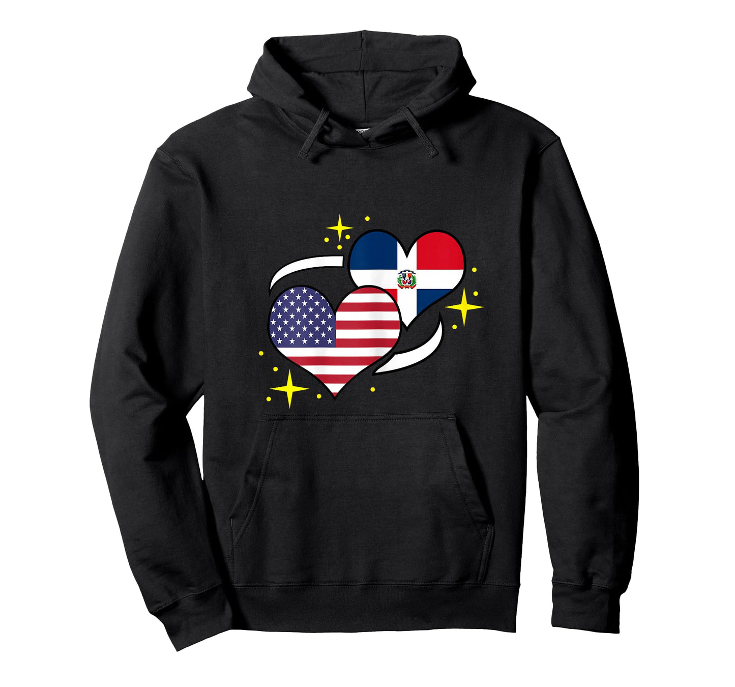 Dominican Republic American Flag Heart Dominican Women T-Shirt