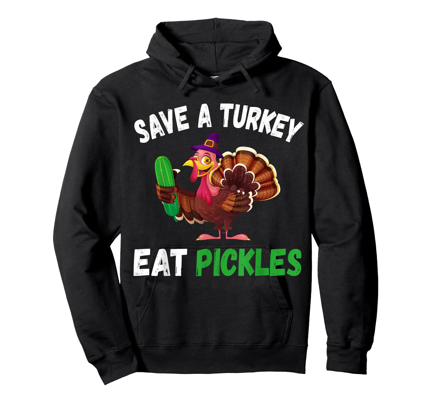 Save a Turkey Eat Pickles Funny Thanksgiving Costume Gifts T-Shirt