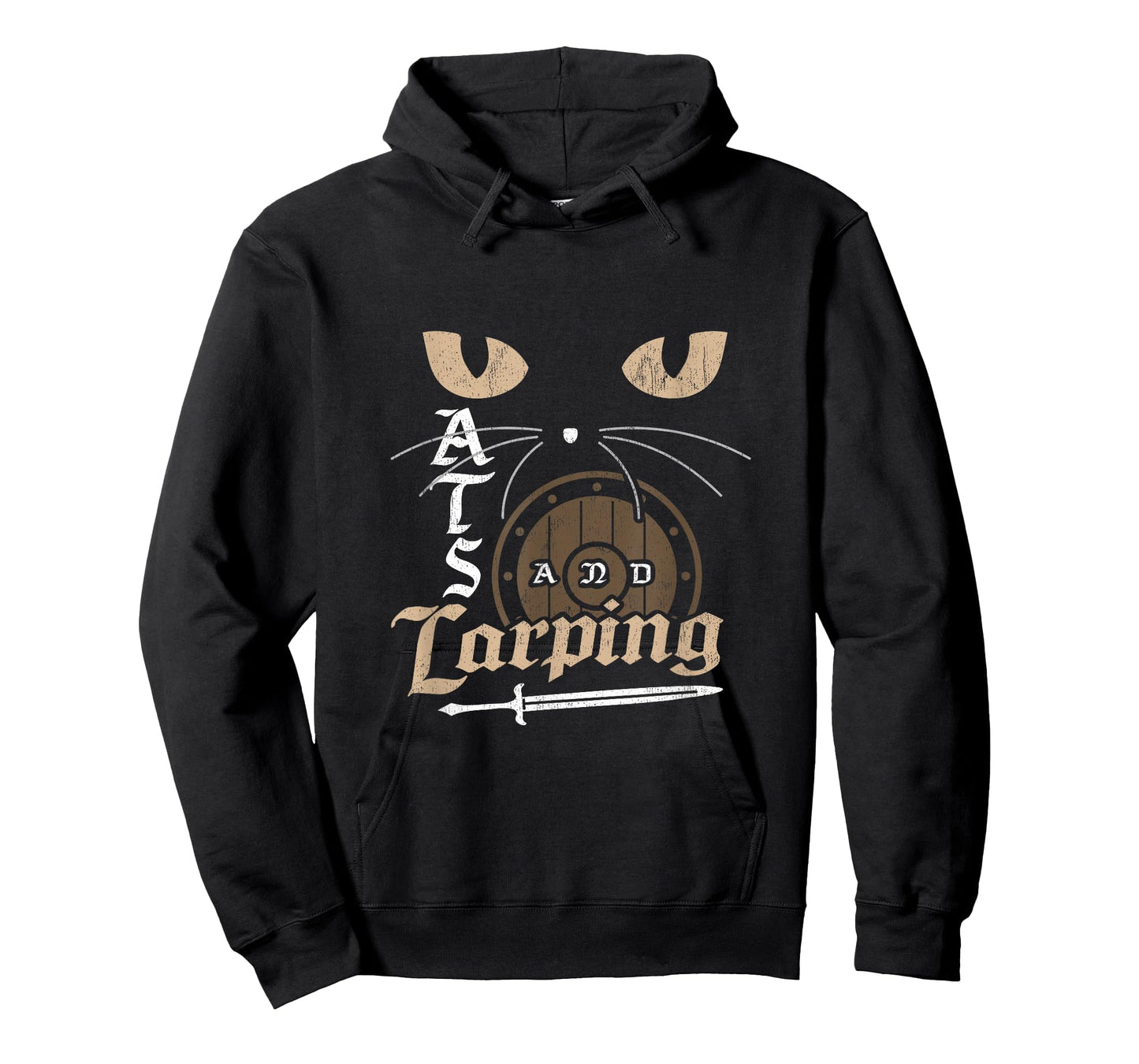 Cats and LARPing Role Playing Game RPG Larp Gamer Cat Lover T-Shirt