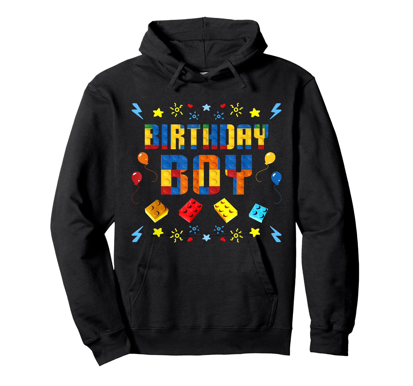 Birthday Boy Master Builder Building Blocks Matching Kids T-Shirt