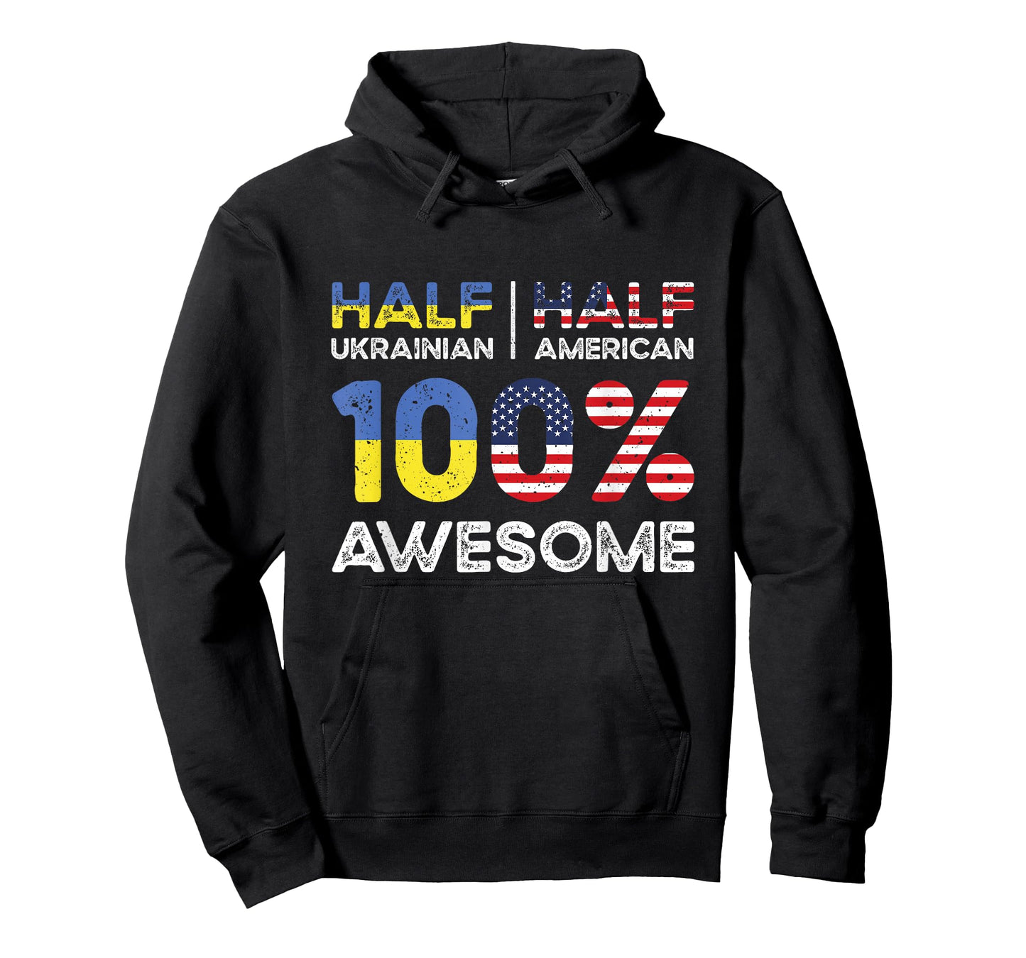 Ukrainian American Patriot USA Grown Ukraine US Flag T-Shirt