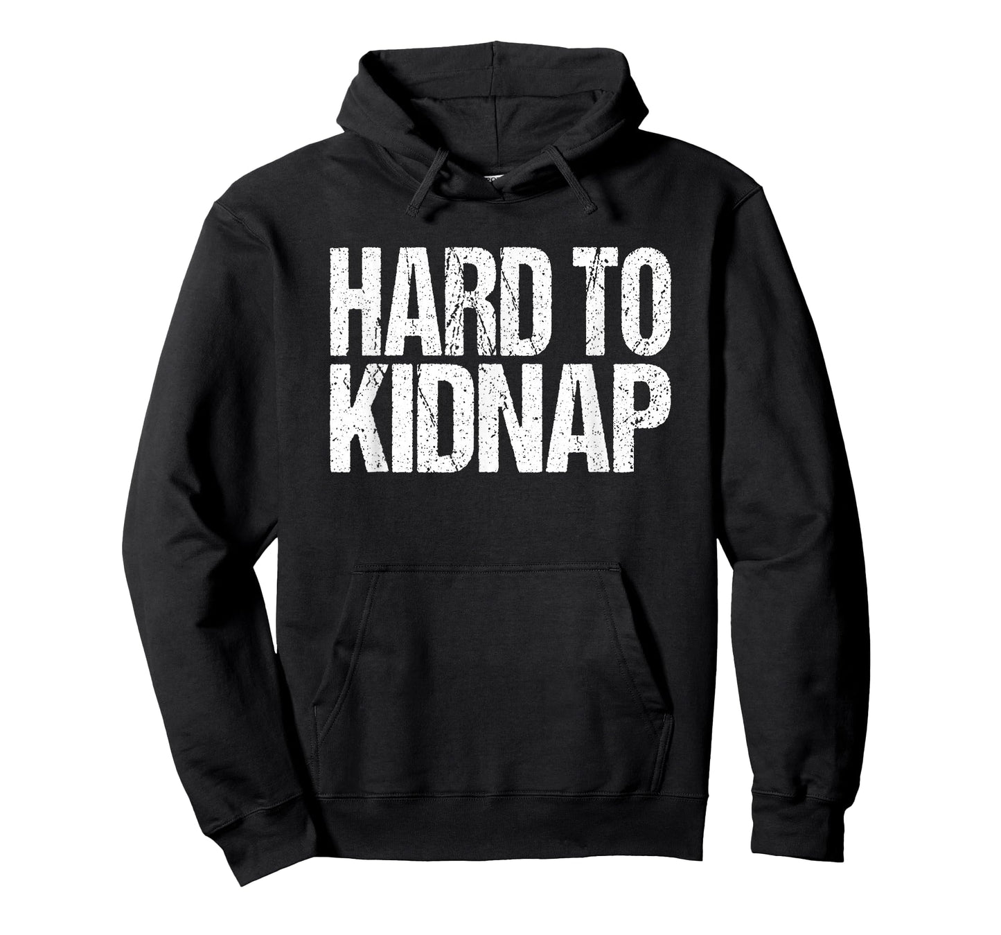 Funny Fat Guy Humor Retro Hard to Kidnap Quote T-Shirt