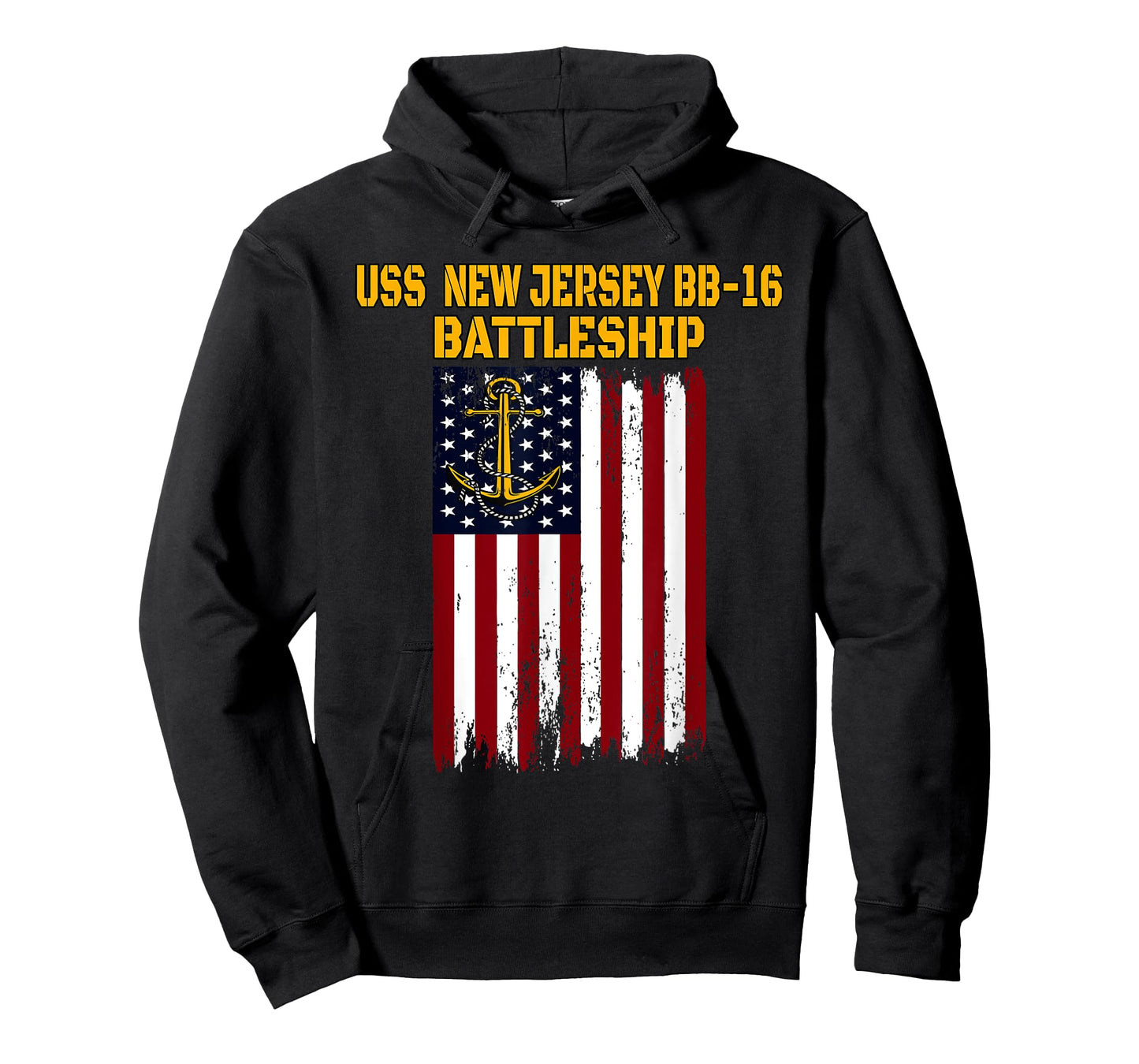 Battleship USS New Jersey BB-16 Warship Veterans Day Father T-Shirt