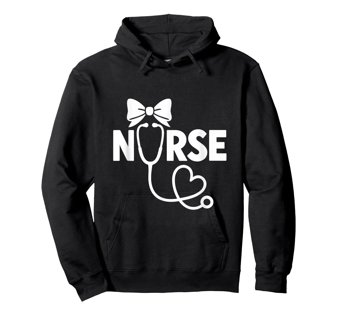 Coquette Bow Nurse Stethoscope Heart Nursing Doctor T-Shirt
