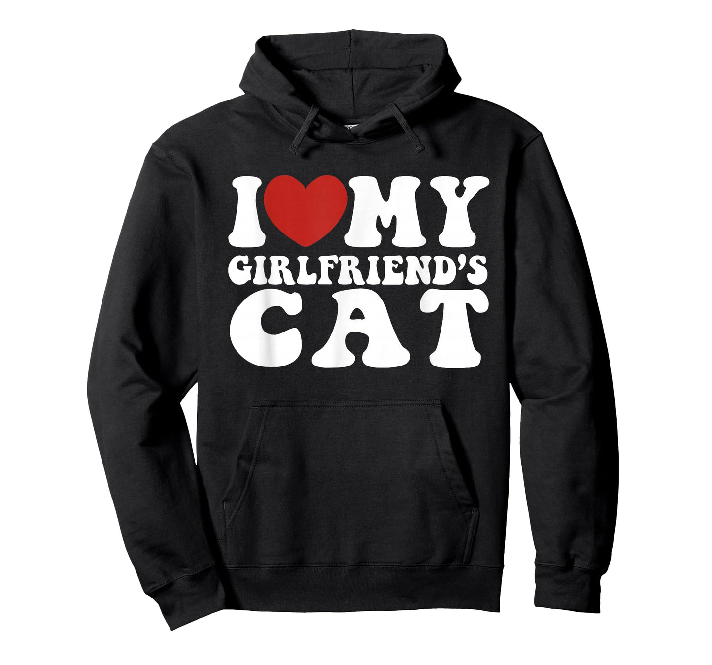 Funny, I Love (Heart) My Girlfriends CAT, Novelty, Joke T-Shirt