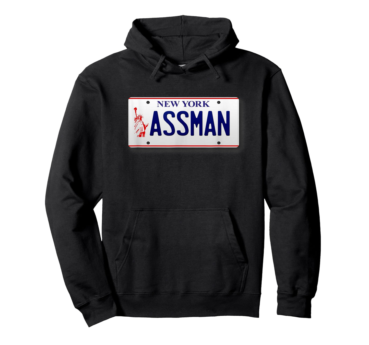 Assman New York License Plate Funny T-Shirt