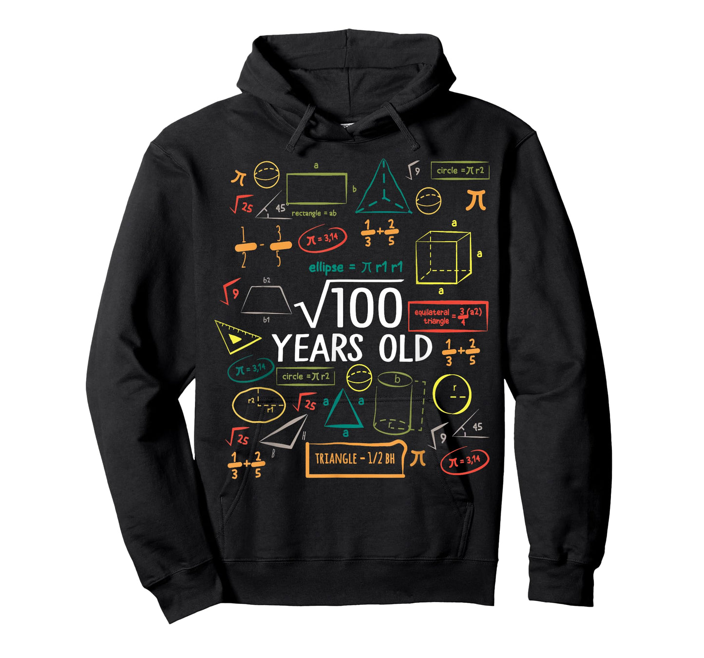 10 Years Old Square Root Math 10th Birthday Boy Girl Kids T-Shirt