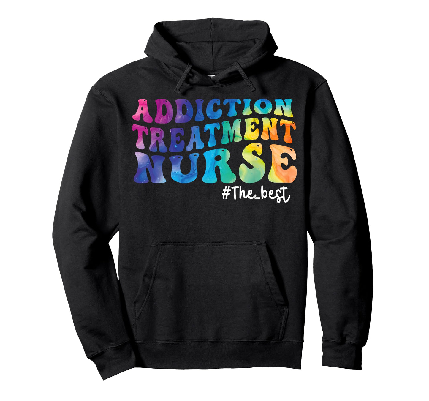 Addiction Treatment Nurse Substance Abuse Nursing Tie Dye T-Shirt