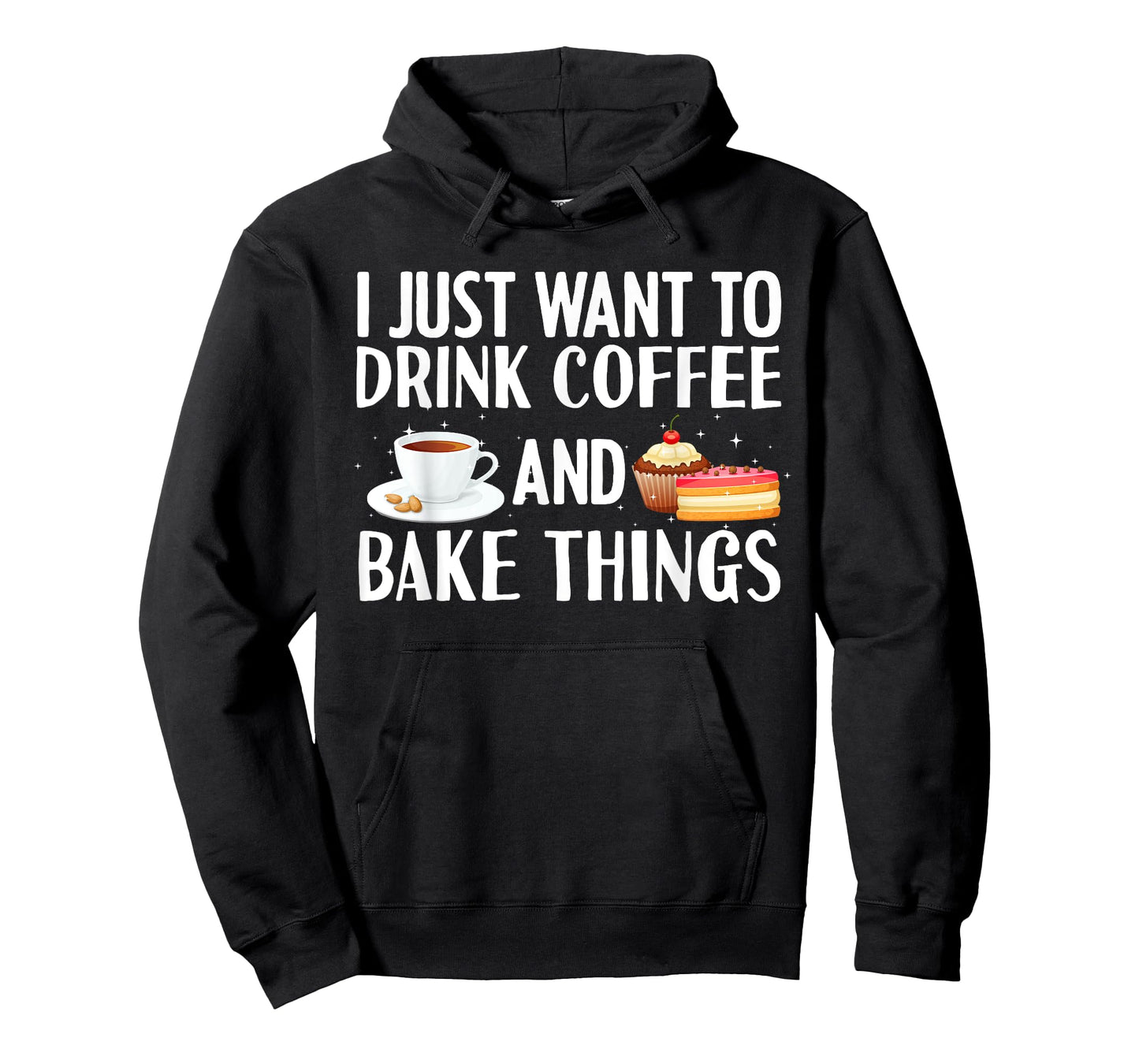 Cool Baker For Men Women Cupcake Baking Bakers Coffee Lovers T-Shirt