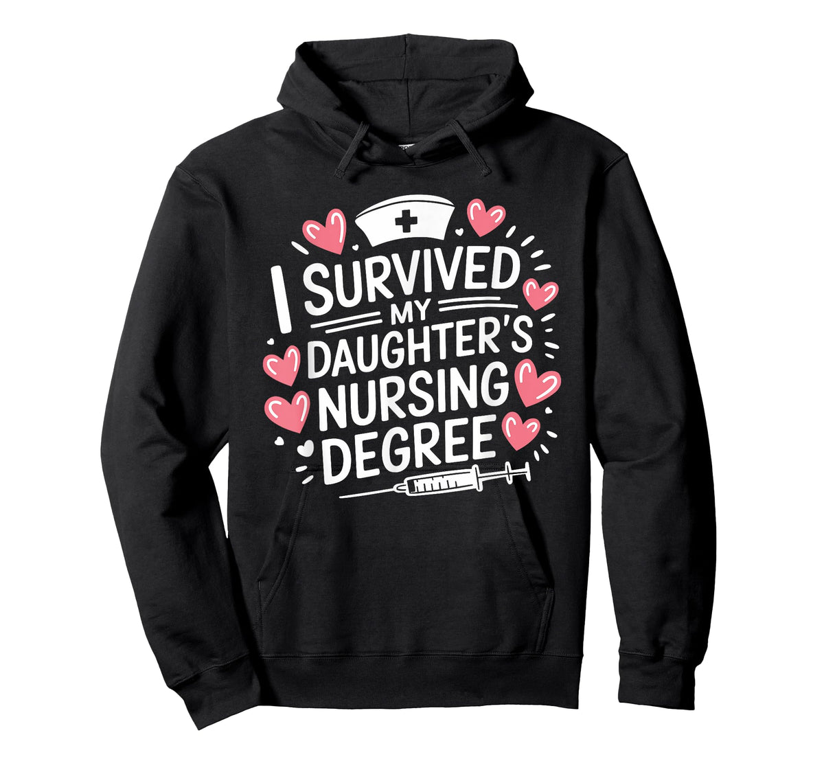 I Survived My Daughter'S Nursing Degree Graduation Nurse Mom T-Shirt