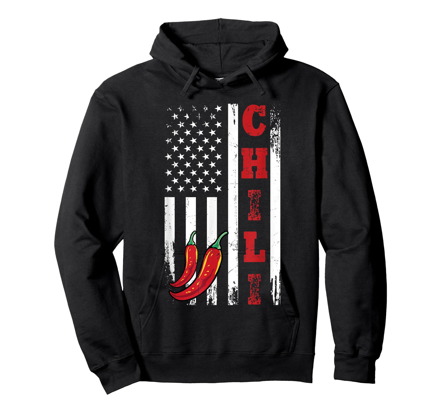 America Chili USA Flag Spicy Red Pepper 4th Of July T-Shirt