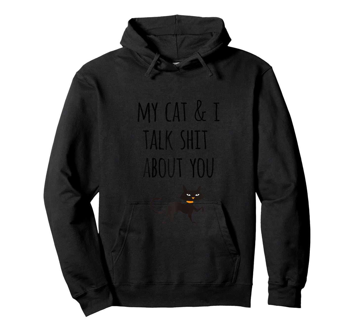 Funny Cat Lovers Gift My Cat and I Talk Shit About You T-Shirt