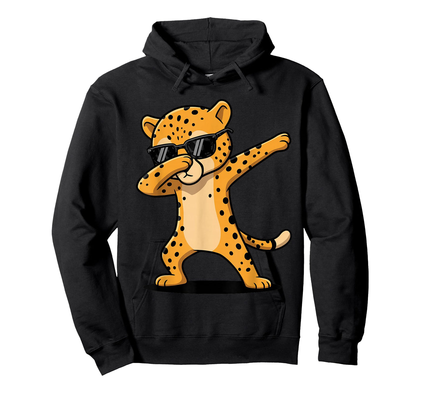 Funny Dabbing Cheetah Shirt Boys Mens Animal Print Cheetah T-Shirt