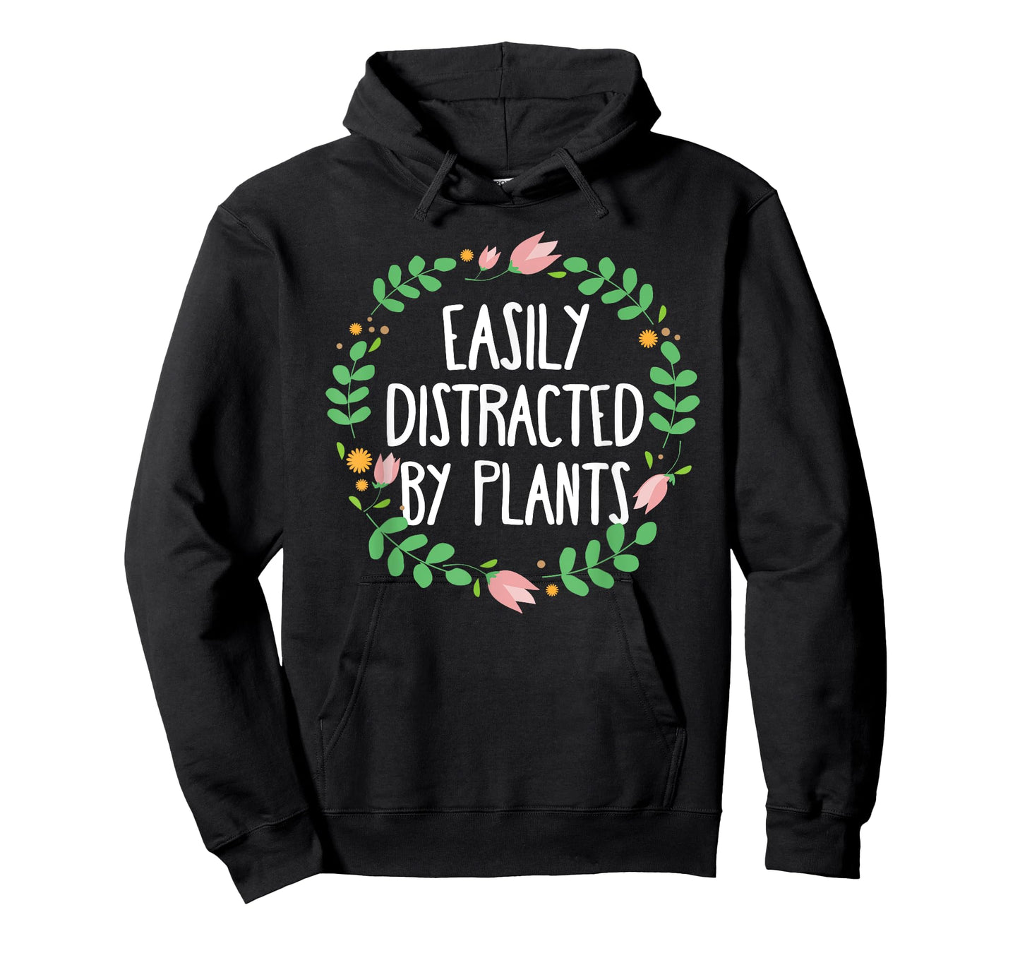 Cute Easily Distracted By Plants Gardening Gift T-Shirt