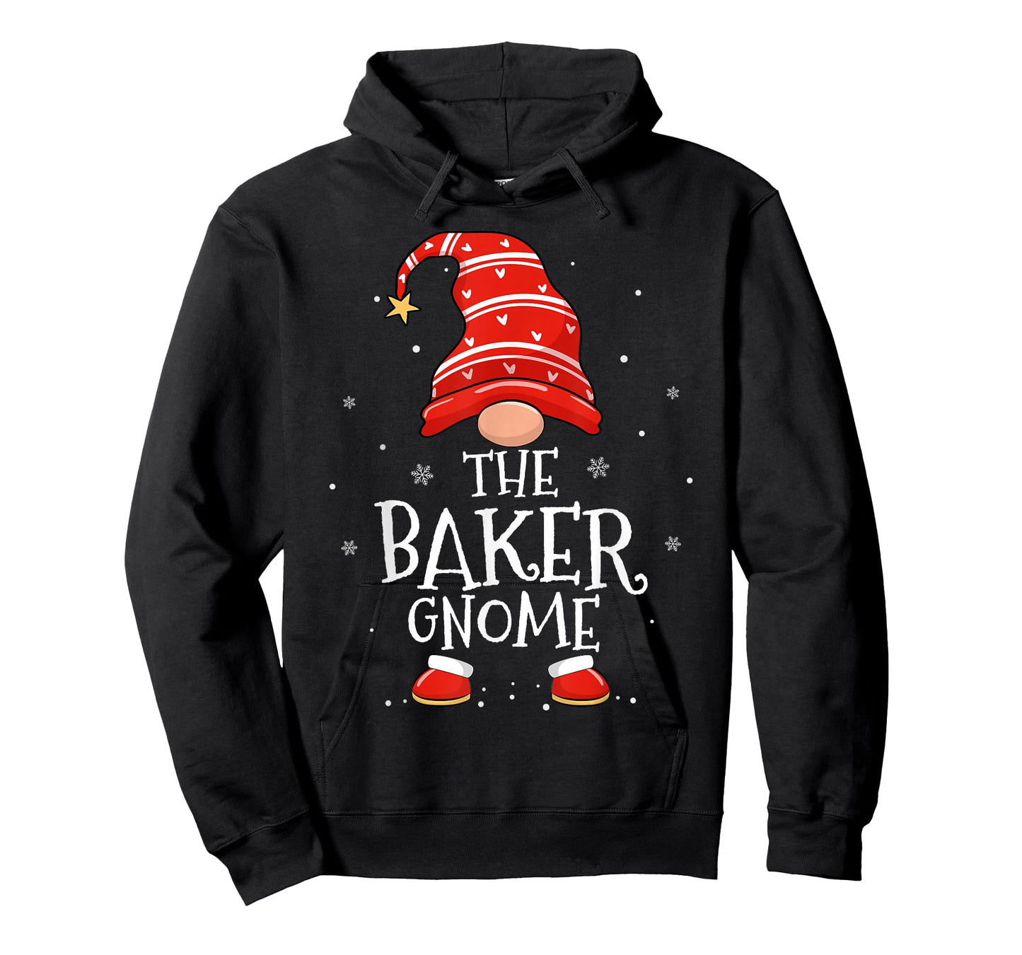Baker Gnome Xmas Family Matching Funny Christmas Gnomes T-Shirt