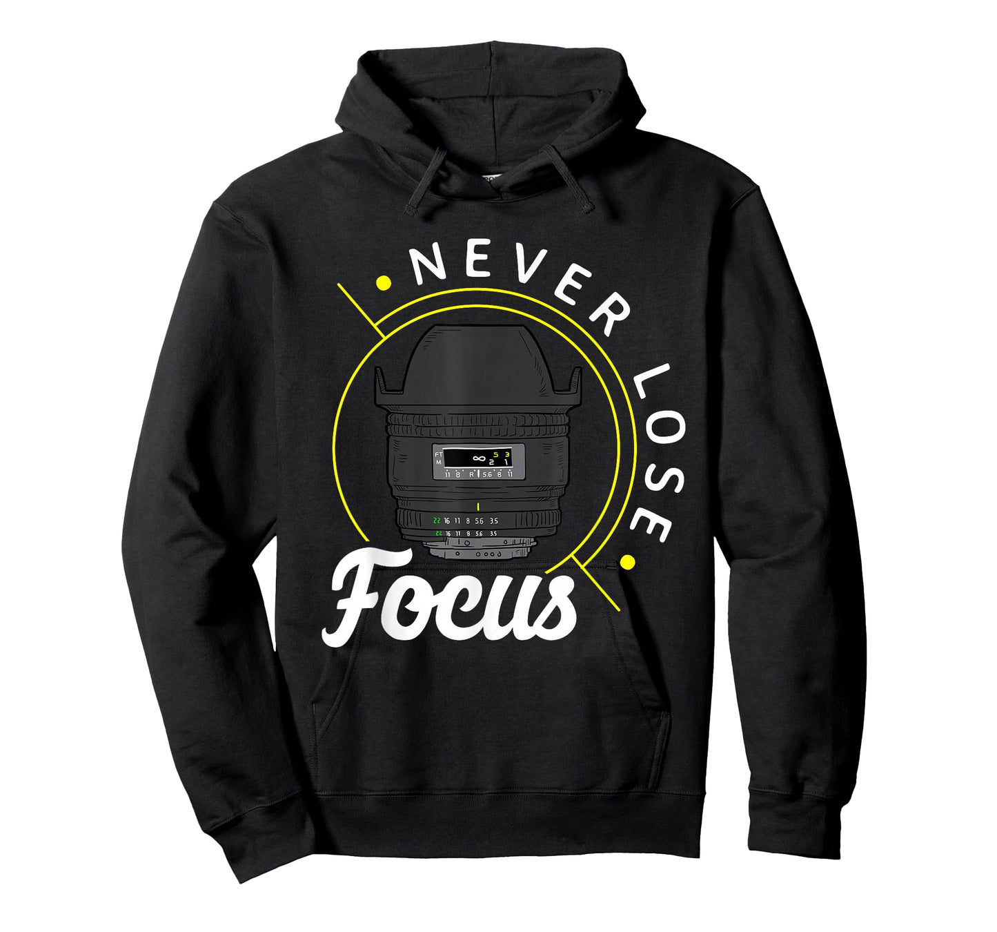 Never lose focus - Photo Lense - Funny Photographer Camera T-Shirt