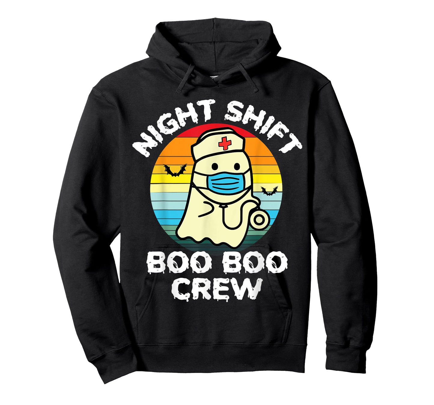 2023 Night Shift Boo Boo Crew Nurse Halloween For Nurses RN T-Shirt