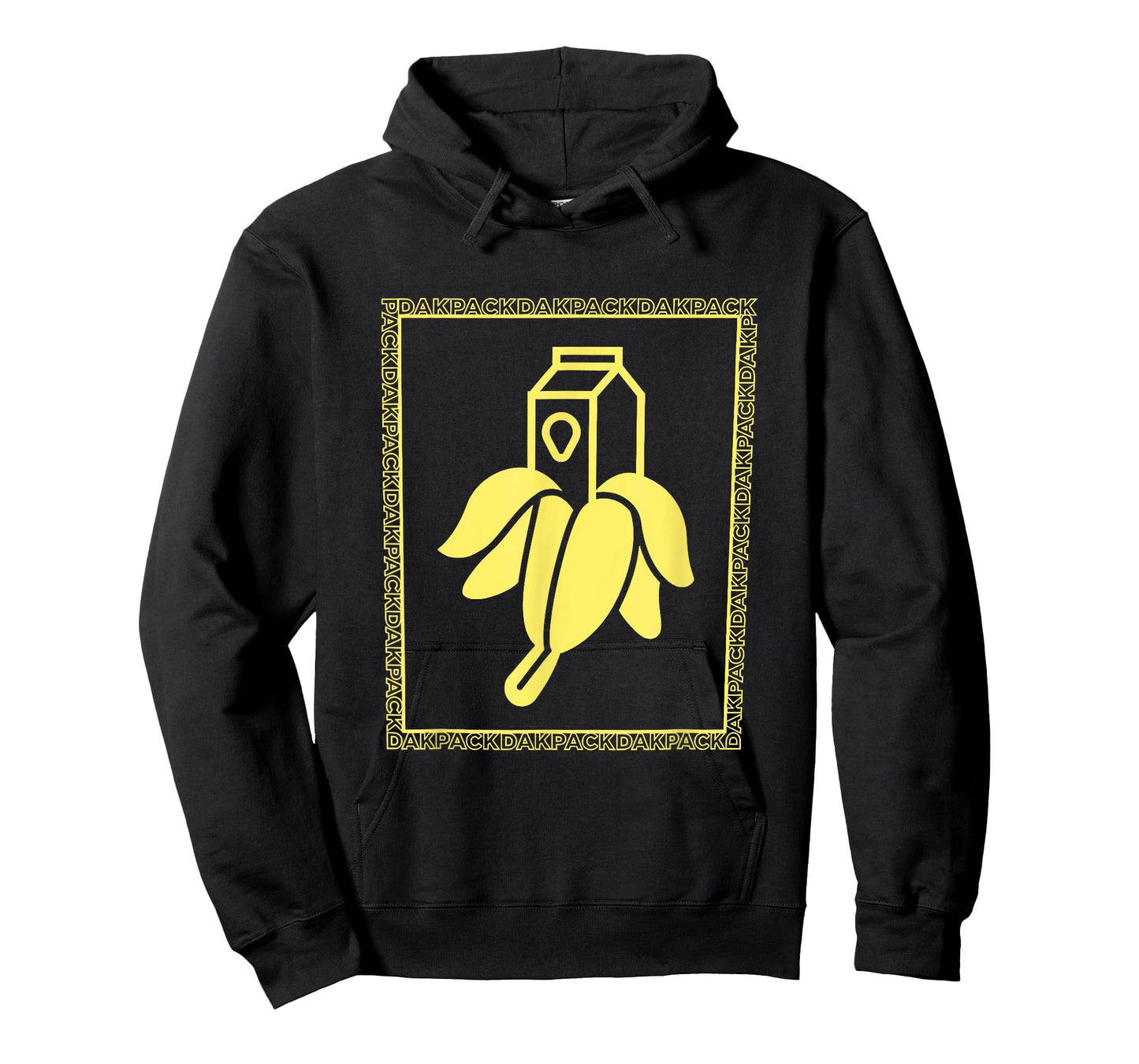 Milky Banana Funny Text Dakpack Vintage For Men Women Kids T-Shirt