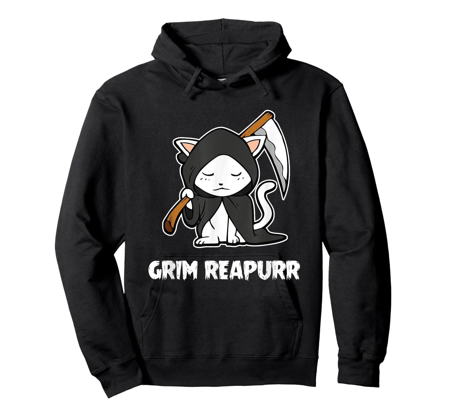 Grim Reapurr Grim Reaper Cat Halloween Costume Kitten Cats T-Shirt
