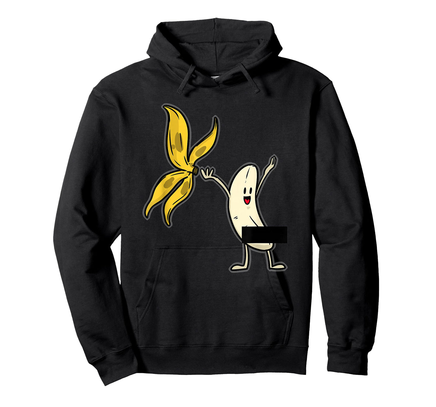 Banana Shirt Banana Striptease Censored Naked Fruit Adult T-Shirt