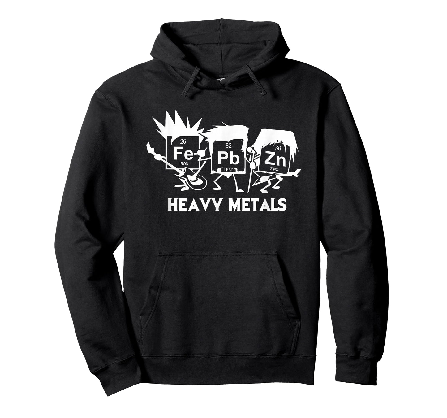 Heavy Metals Science Geek and Heavy Metal T-Shirt