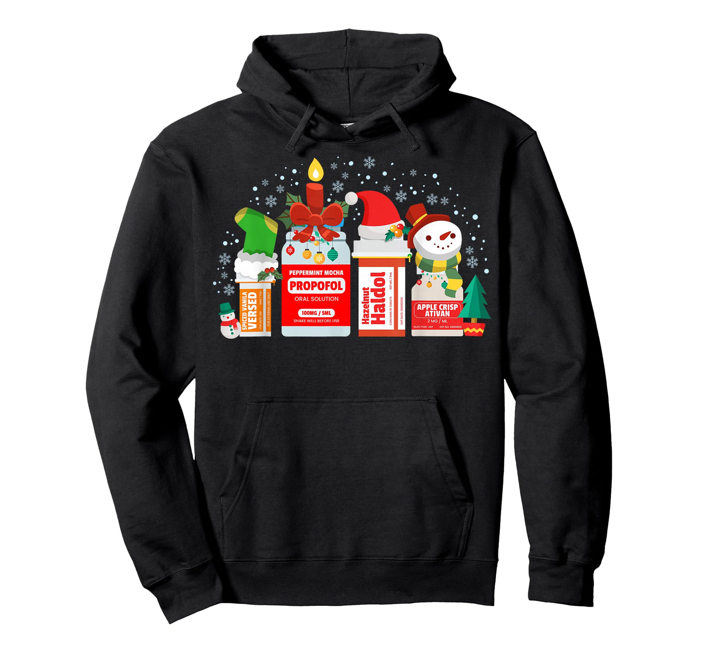 Christmas ICU Nurse Happy Nursemas Xmas Holiday Pajama RN T-Shirt