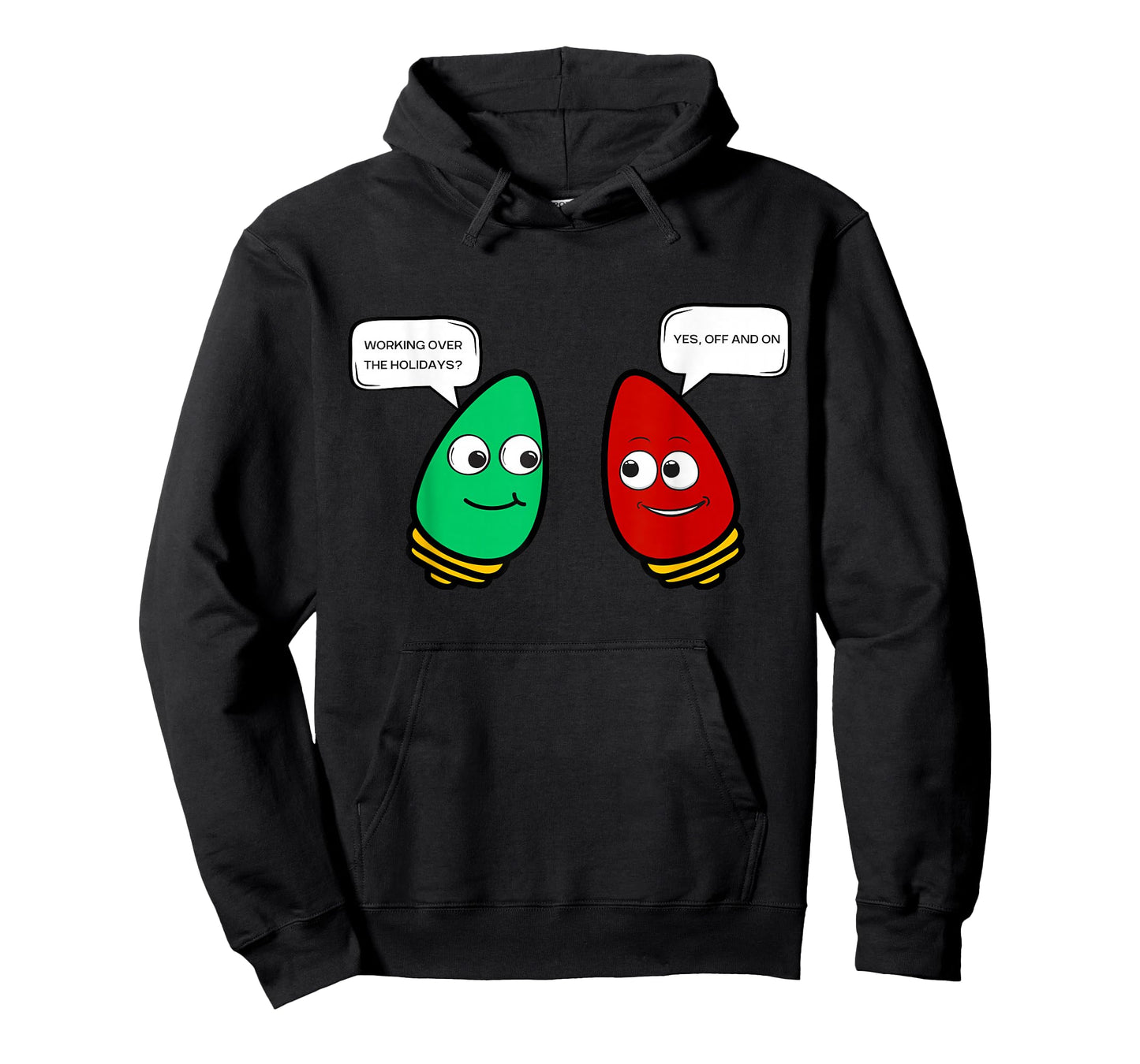 Christmas Light Bulb Working Off On Christmas Lights Funny T-Shirt