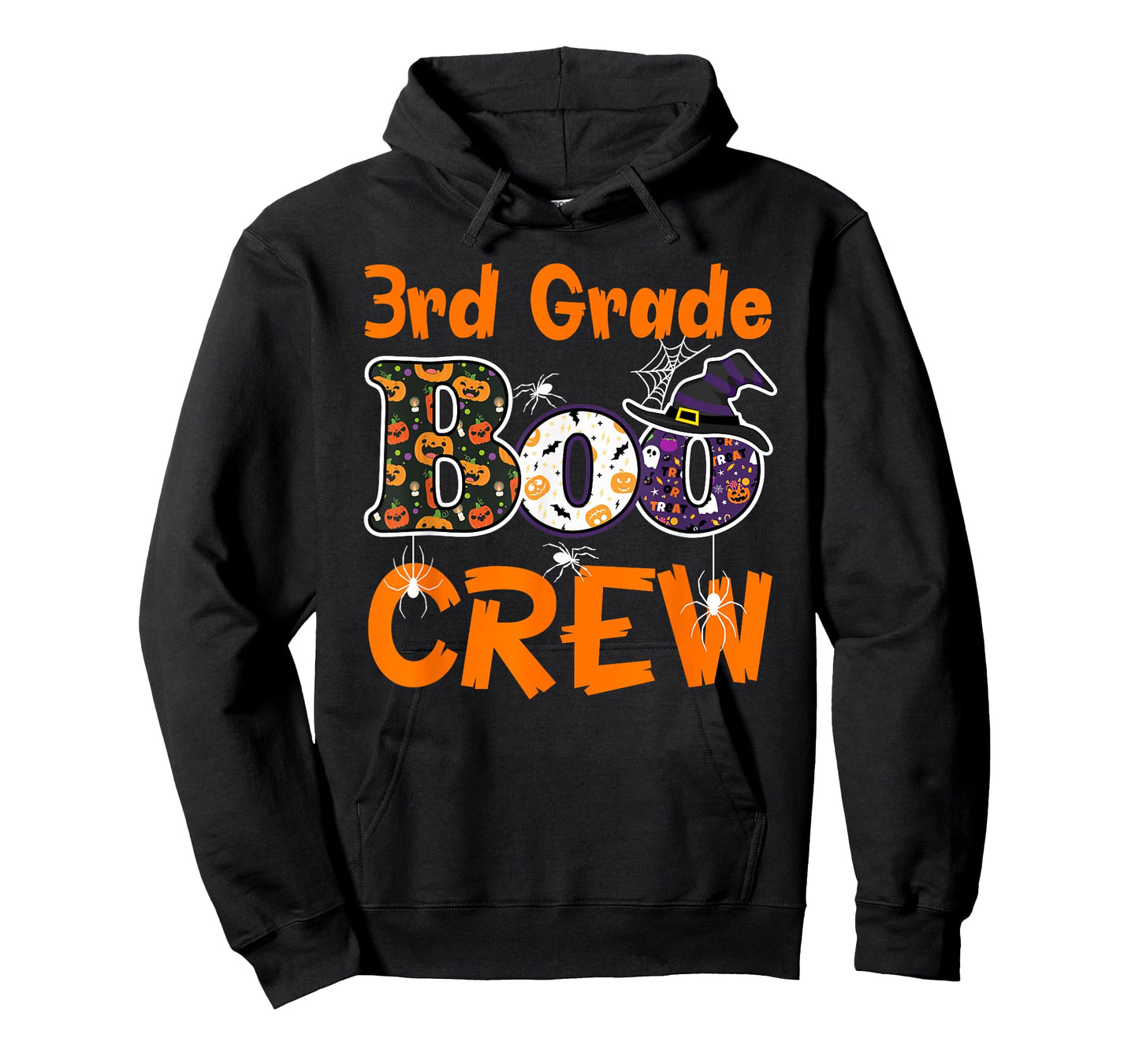 3rd Grade Boo Crew Halloween Gifts Teachers Students Costume T-Shirt