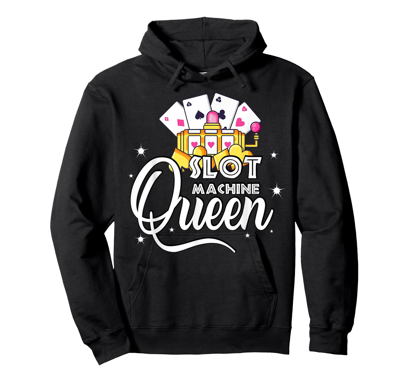 Cute Slot Machine Queen Tee - Funny Casino Gambling T-Shirt