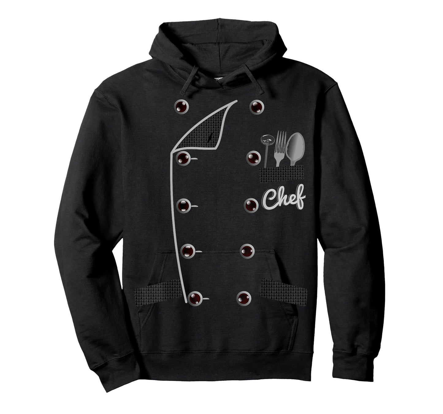 Chef TShirt Uniform Jacket Faux Funny Cook Shirt for Cooking T-Shirt