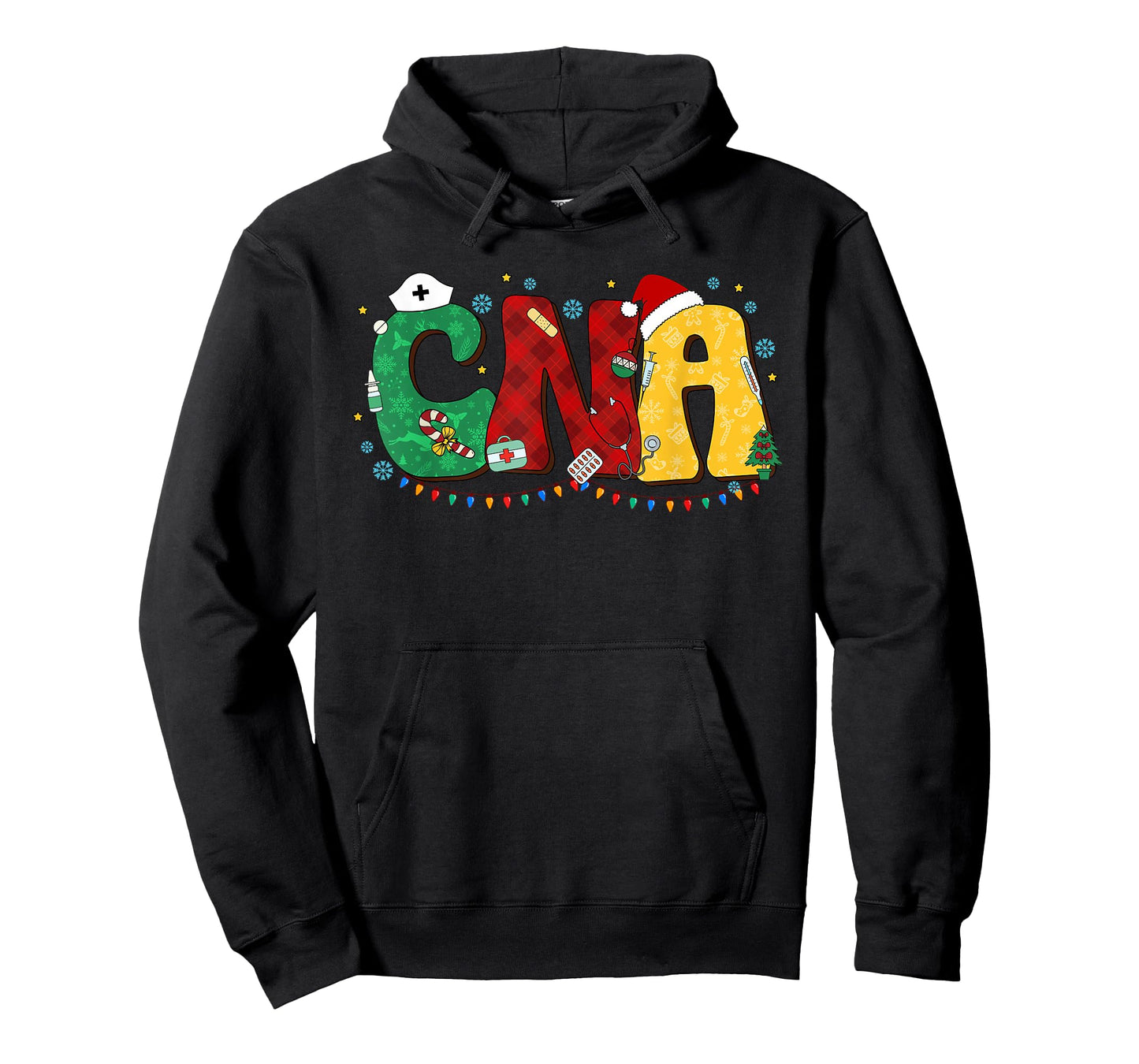 CNA Christmas Certified Nurse Assistant Nursing Aide Holiday T-Shirt