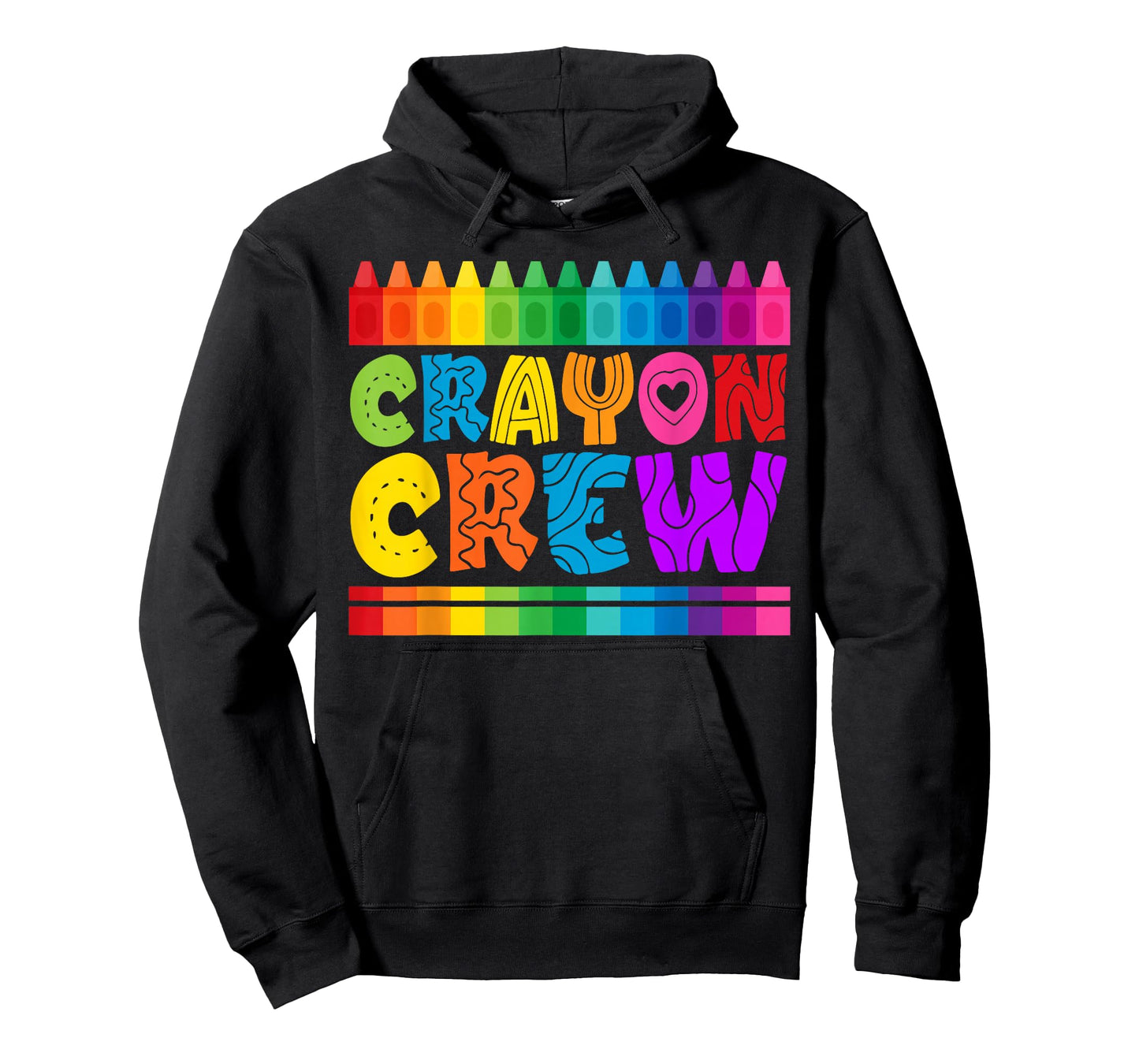 Crayon Crew Coloring Artistic Drawing Color T-Shirt