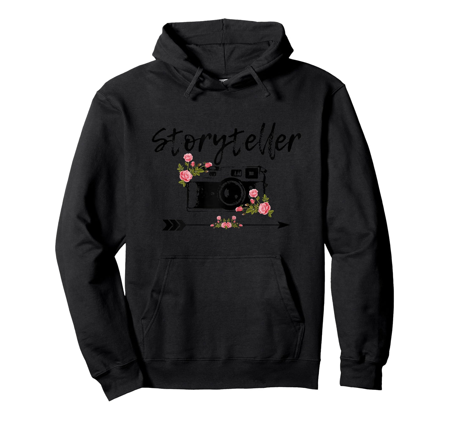 Photographer Story Plate Vintage Floral Camera Photography T-Shirt