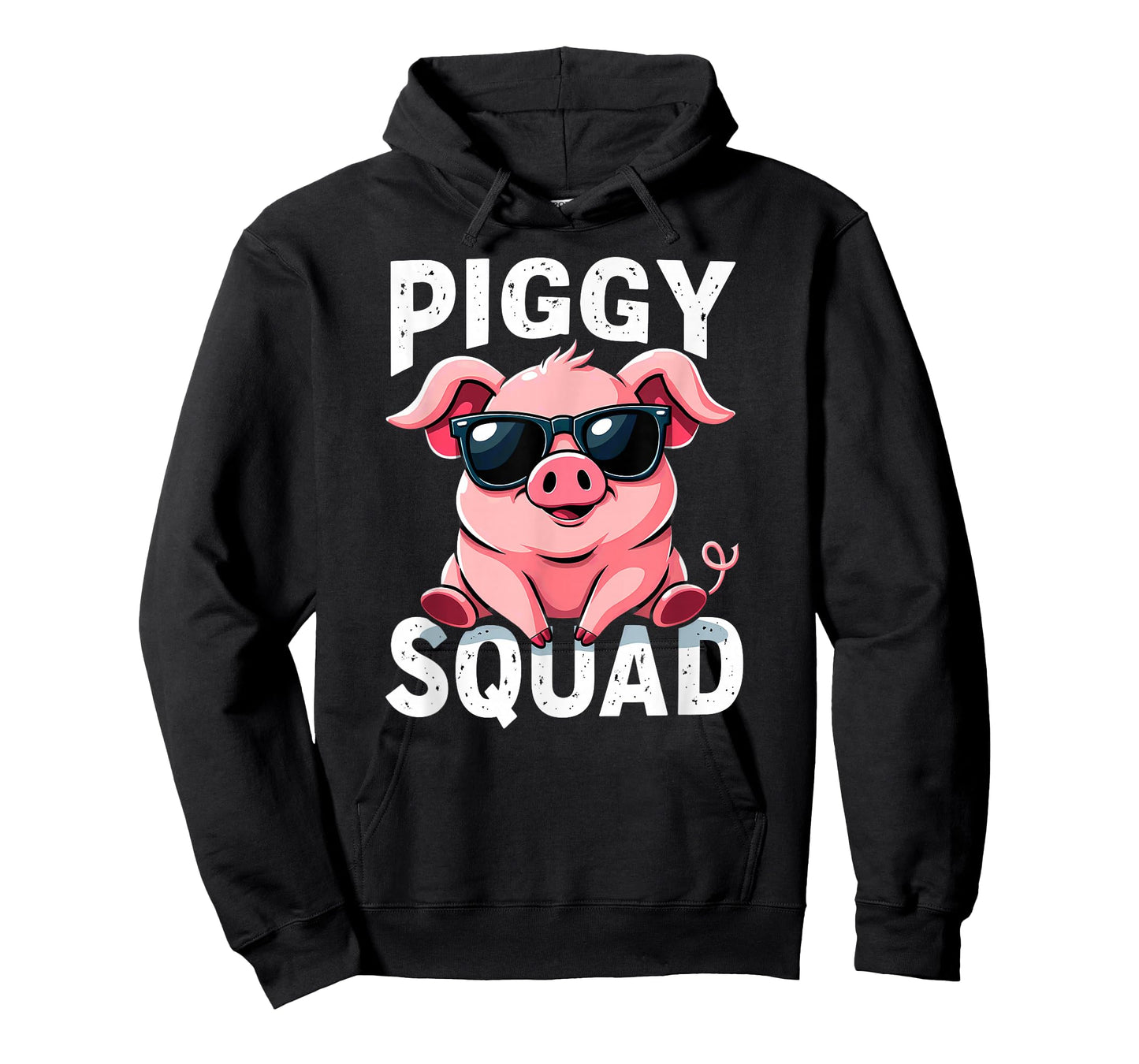 Cute Pig with Sunglasses Piggy Squad Farmer T-Shirt