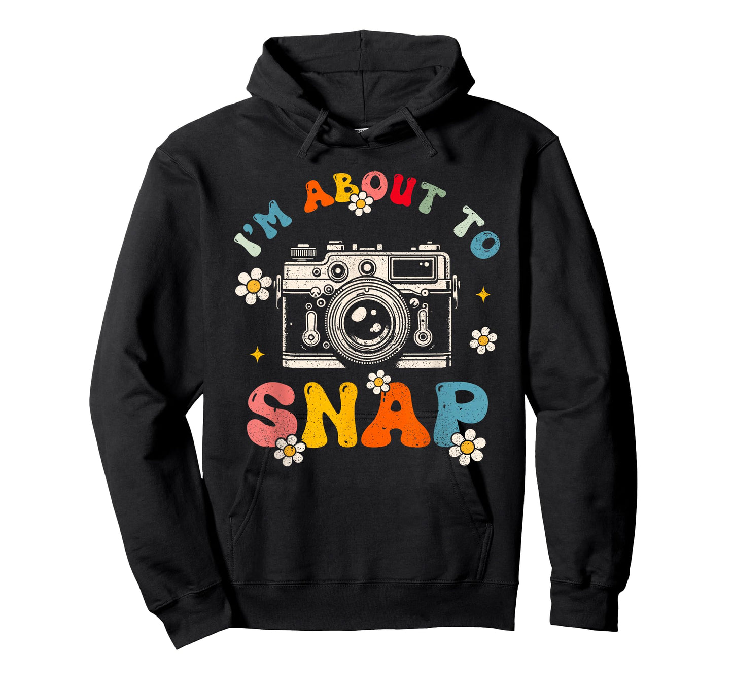 Groovy I'm About To Snap Photography Photographer Camera Men T-Shirt