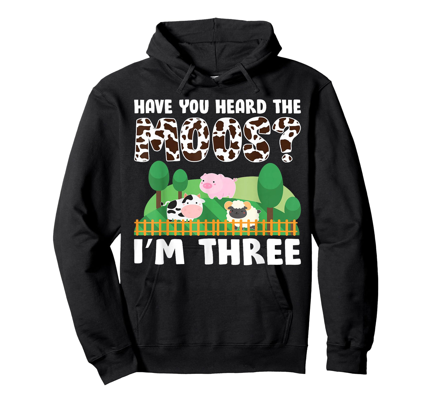 3rd Birthday 3 Year Old Farm Theme Animals Birthday Party T-Shirt