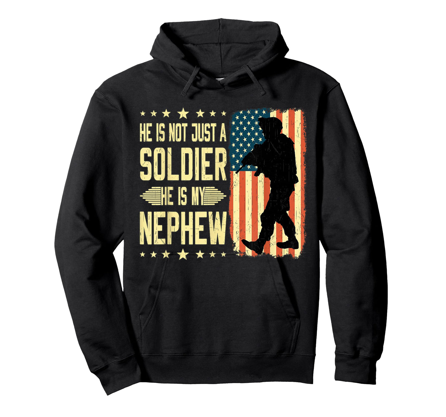 My Nephew is A Soldier Hero Proud Army Aunt Uncle Military T-Shirt