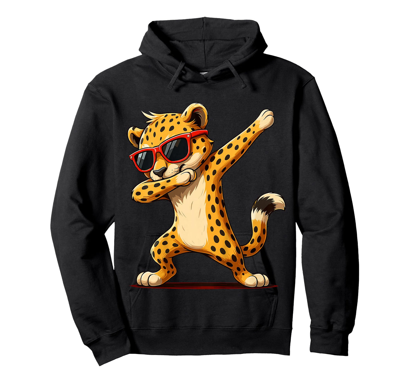 Kids Dabbing Cheetah Sunglasses Animal Cheetah T-Shirt
