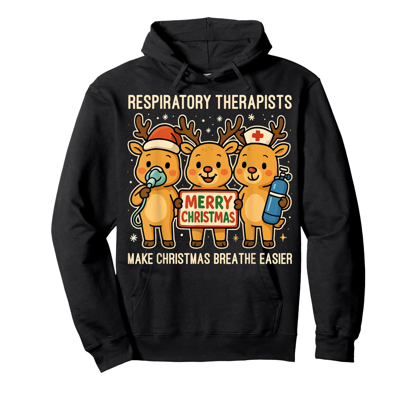 Christmas Respiratory Therapy Crew Xmas RT Nurse T-Shirt