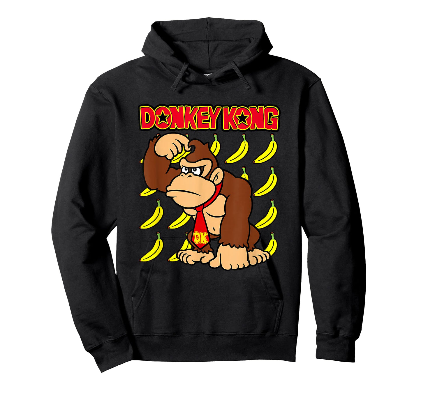 Donkey Kong Ape Thoughts Banana Background T-Shirt