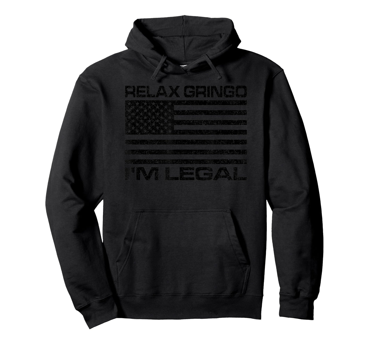 Relax Gringo I'm Legal USA Flag American Citizen T-Shirt