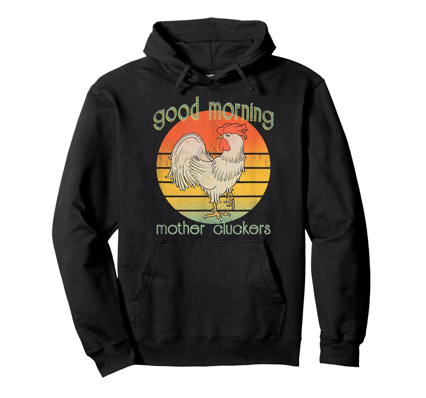 Cocky Rooster Morning Mother Cluckers Distressed Farmers T-Shirt