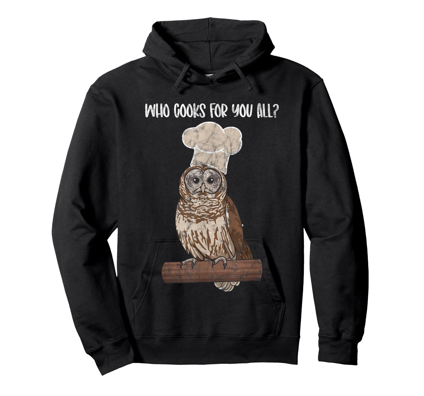 Barred Owl Chef owl lover, bird fan birder T-Shirt