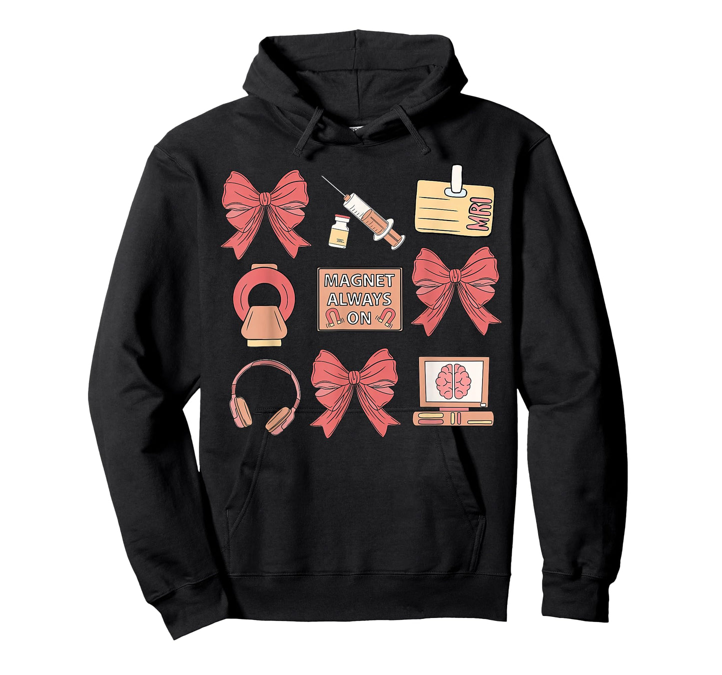 Cute MRI Tech Bow Coquette MRI Technologist Radiology X Ray T-Shirt